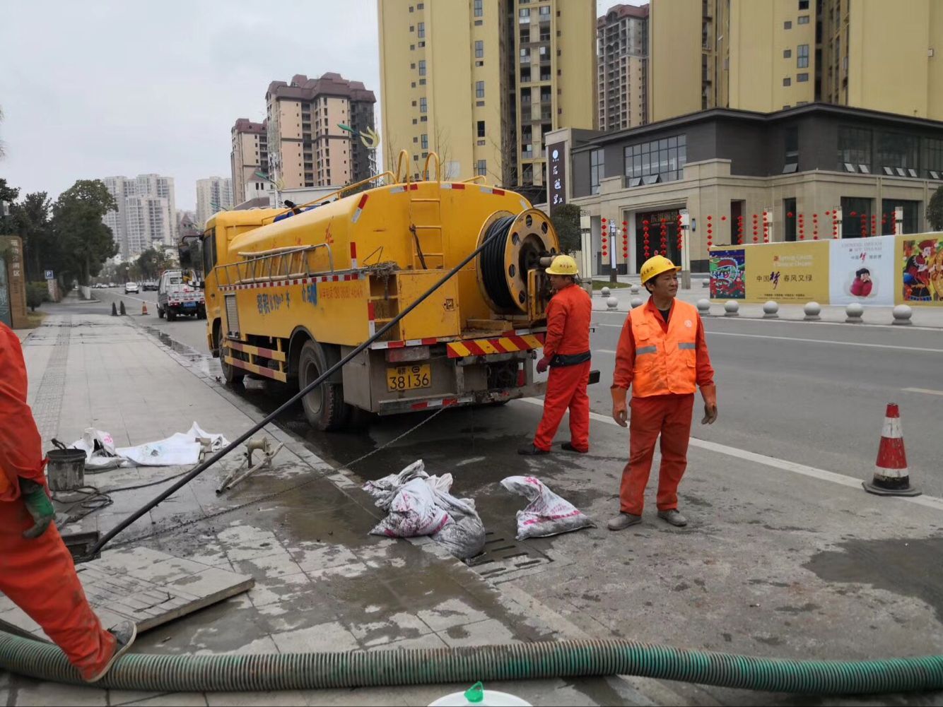 福绵排污管道清淤-管道清洗